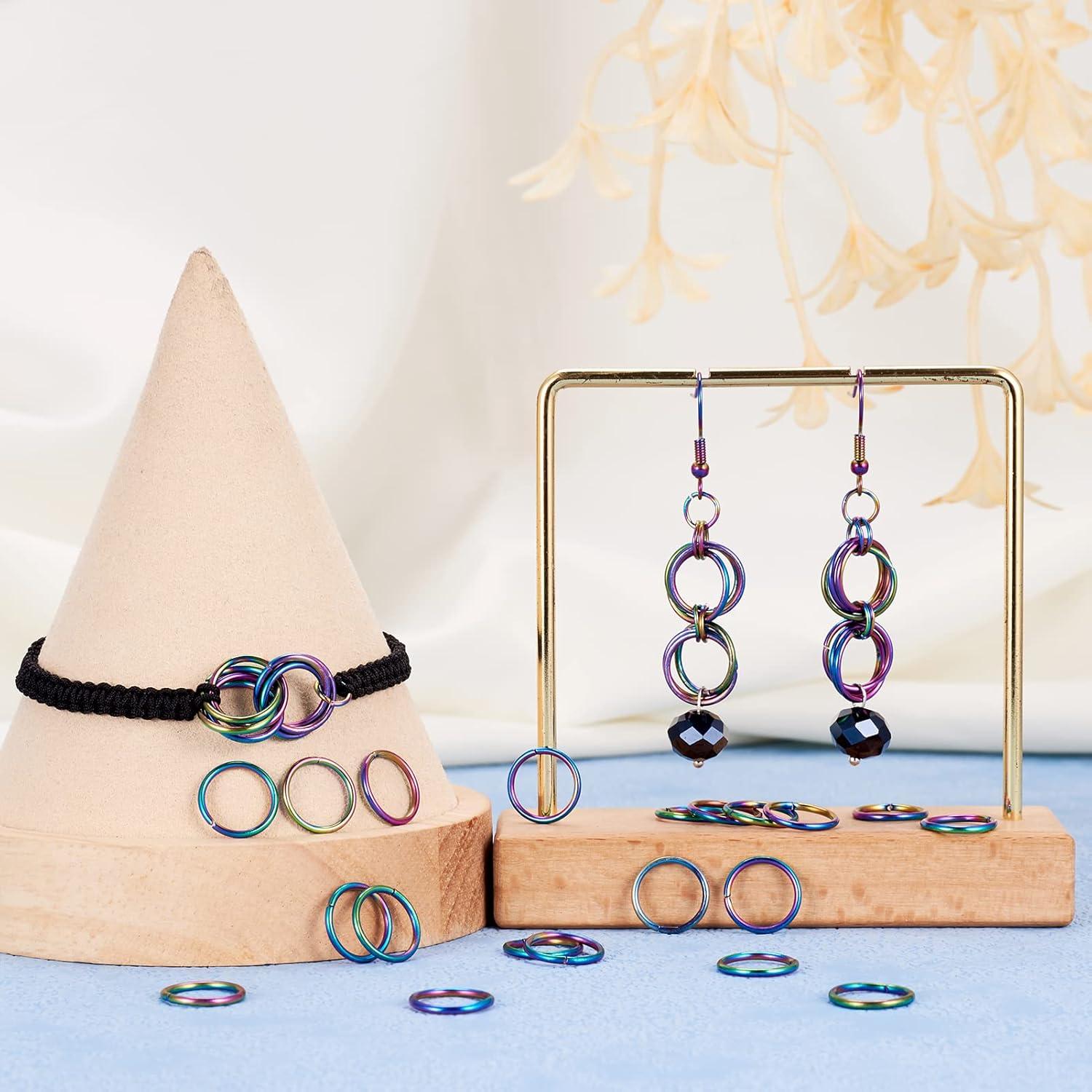 Anillas de Salto Abiertas KISSITTY 20pcs Acero Inoxidable 12mm