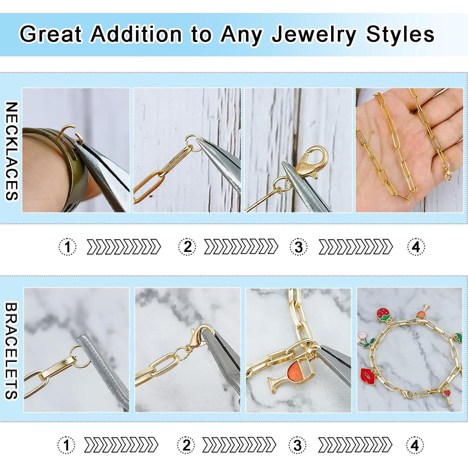 Anillas de Salto Abiertas CREATZONE 8mm Baño de Oro 18K 400pcs