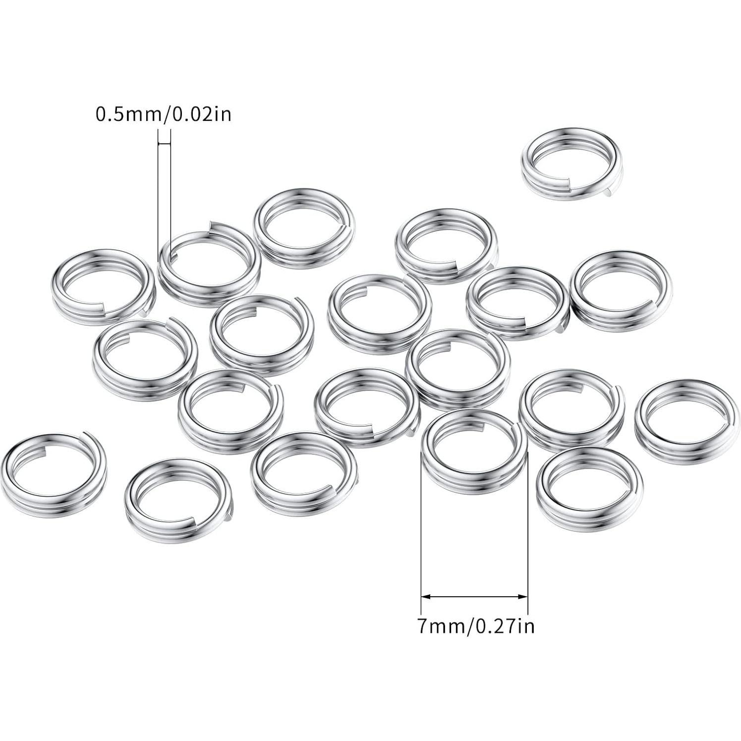 Conector de Anillo Abierto Valyria Plata Esterlina 925 20 Piezas