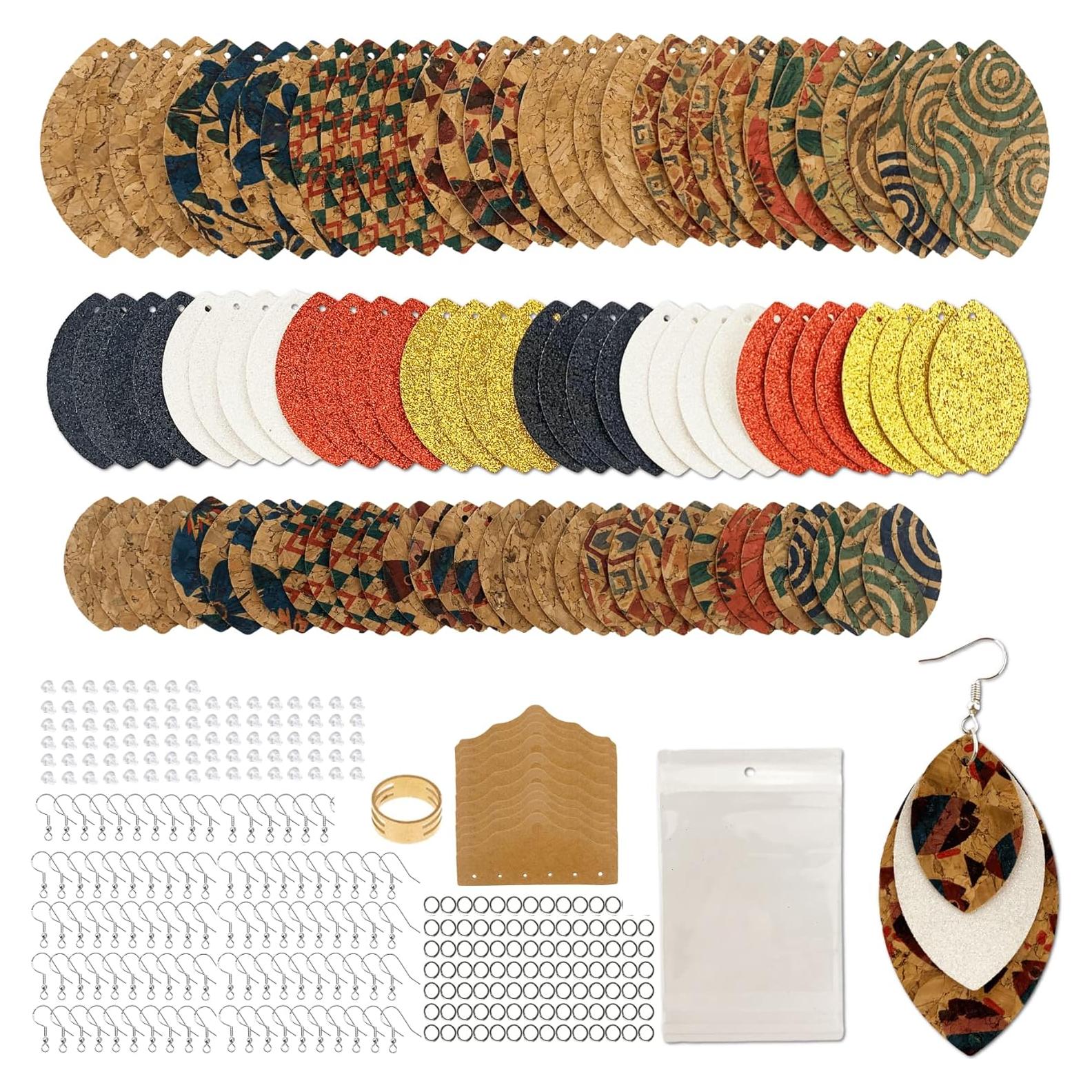 Kit de 321 Piezas para Hacer Pendientes AOUXSEEM - Cuero Sintético