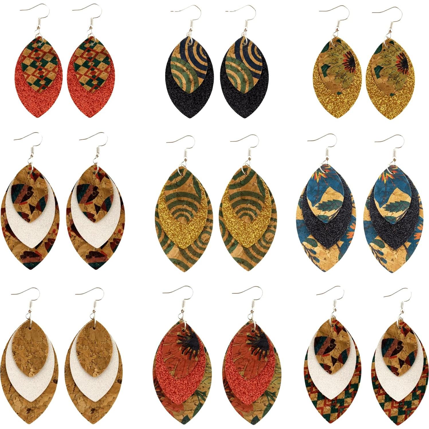 Kit de 321 Piezas para Hacer Pendientes AOUXSEEM - Cuero Sintético