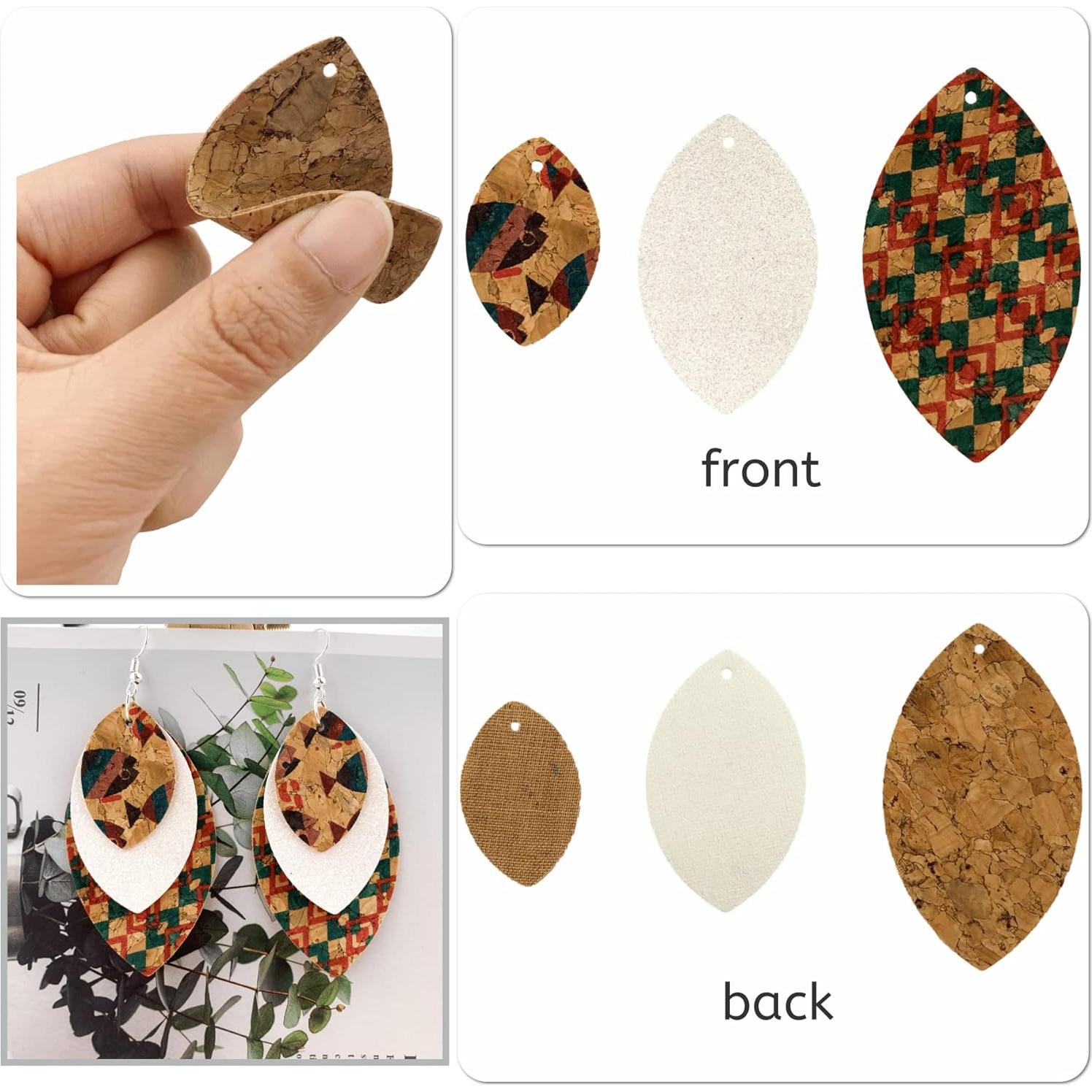 Kit de 321 Piezas para Hacer Pendientes AOUXSEEM - Cuero Sintético