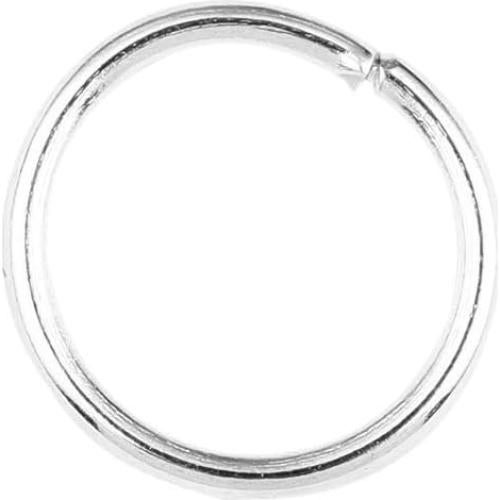 Anillas Abiertas de Plata Beadia 0.9x10mm 200pcs para Joyería DIY