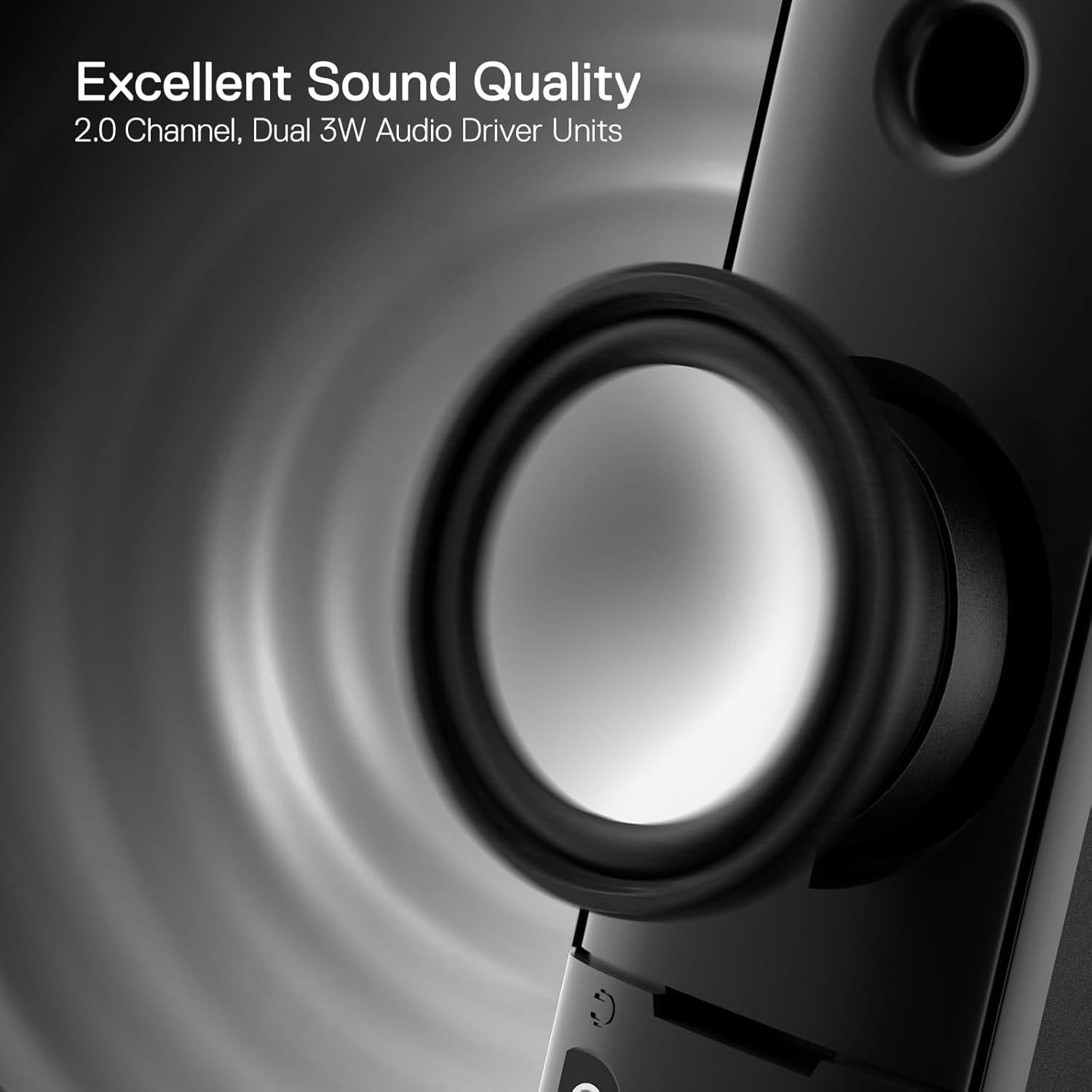 Altavoces Redragon GS550 2.0 Canales USB con LED Rojo