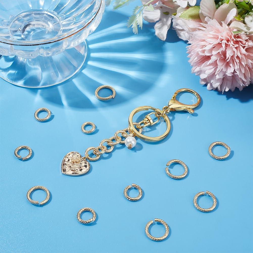 Anillas Abiertas de Acero Inoxidable UNICRAFTALE 30 Pcs 6-11mm