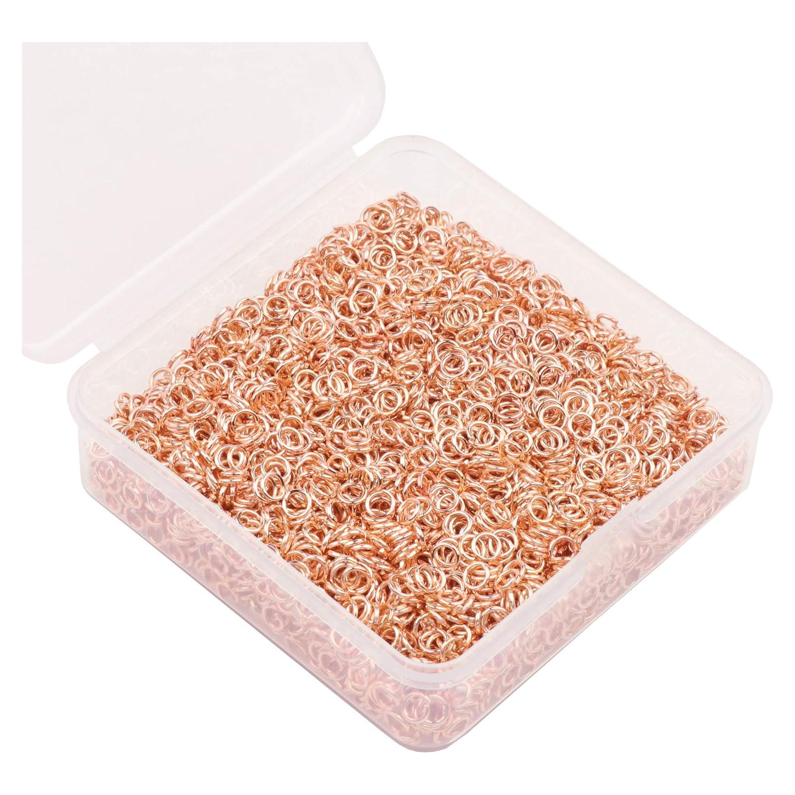 Anillos de Salto Abiertos YAKA 2000pcs 4mm KC Oro para Joyería