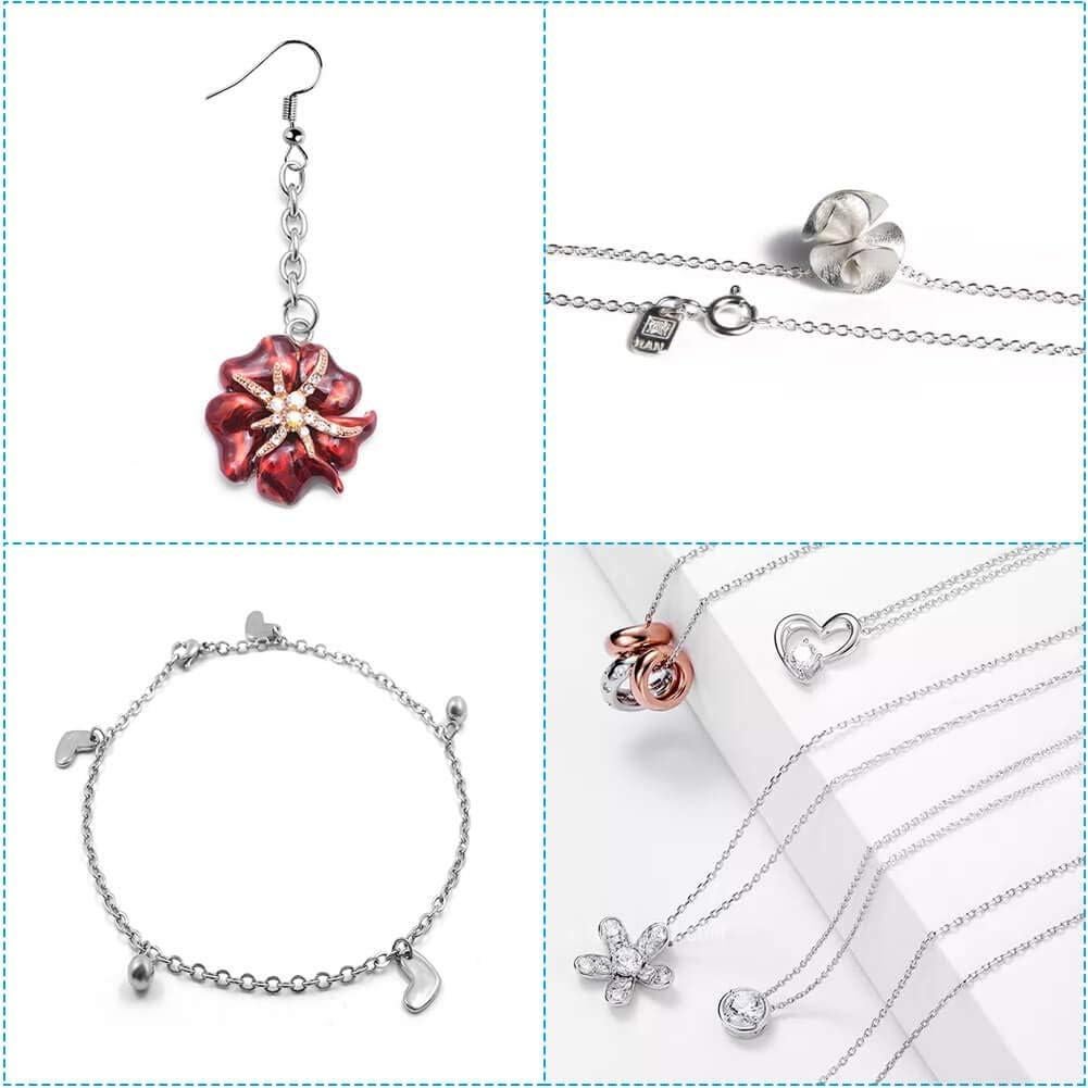 Cadena de Acero Inoxidable Anezus 15m con Anillas y Cierres