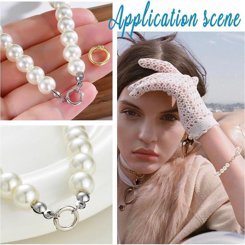 15 Anillos de Salto Abiertos PH PandaHall Plata 925 6mm