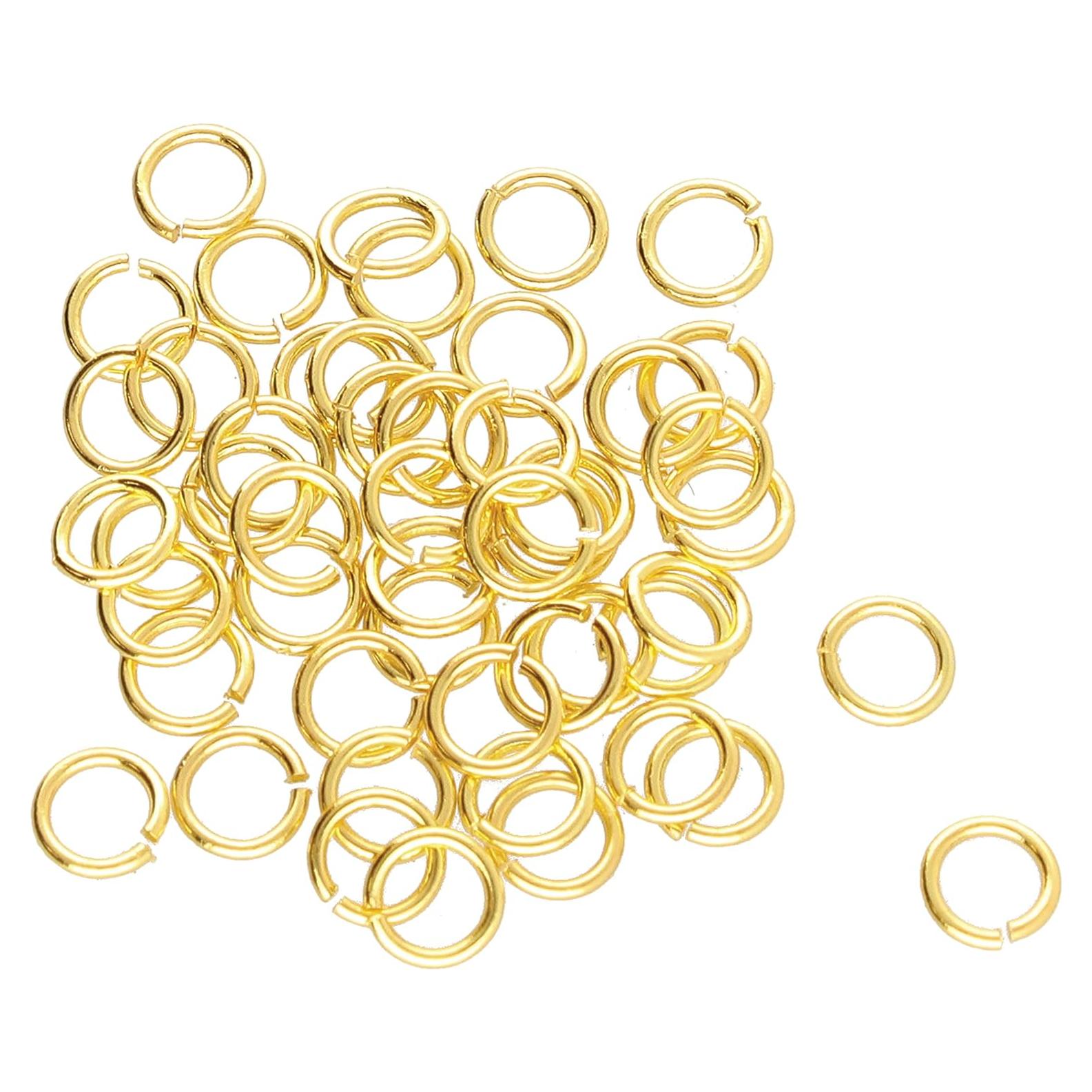 Anillas Abiertas The Beadsmith 4mm Baño de Oro 144 Piezas