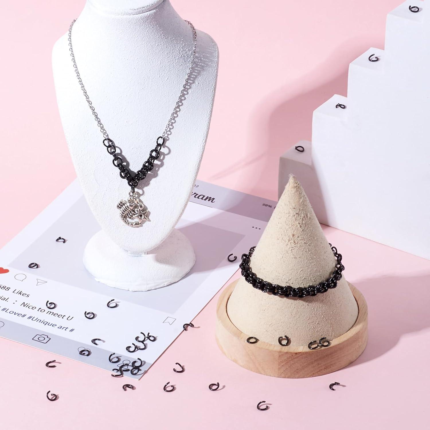 Conectores de Anillas Abiertas PH PandaHall 200 Pcs 6mm Acero Inoxidable