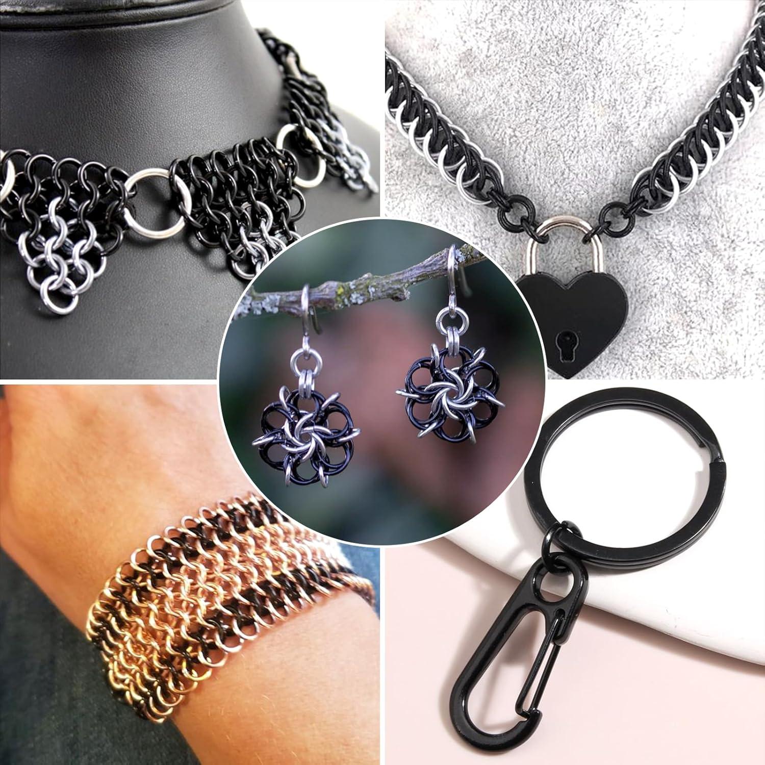 Conectores de Anillas Abiertas PH PandaHall 200 Pcs 6mm Acero Inoxidable