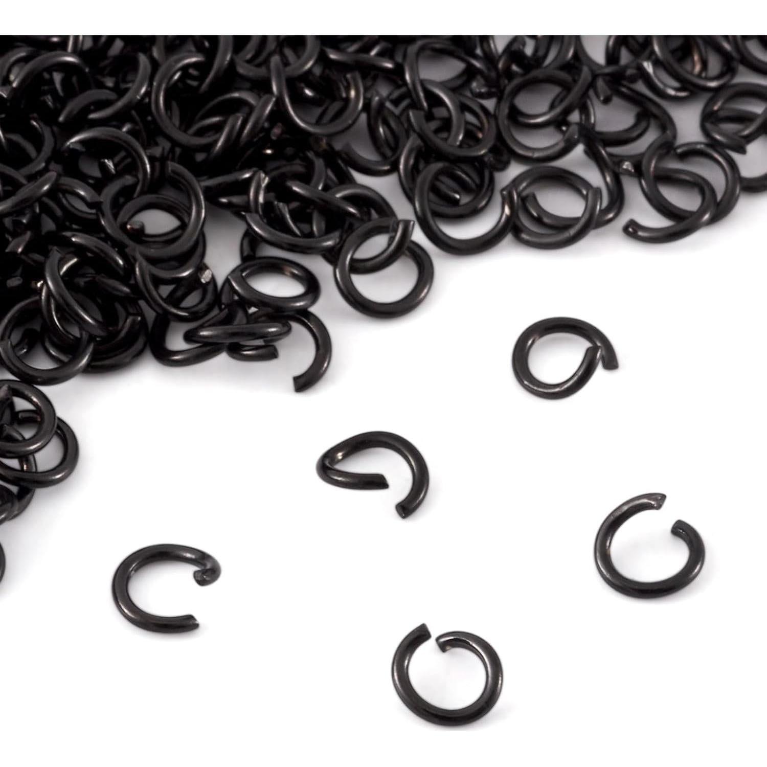 Conectores de Anillas Abiertas PH PandaHall 200 Pcs 6mm Acero Inoxidable