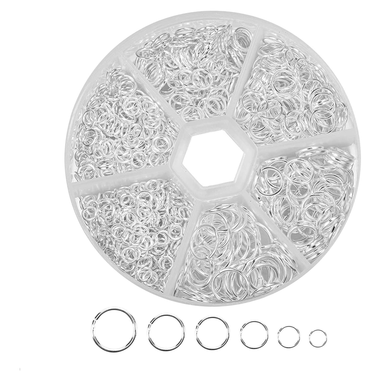 1000 Conectores O Ring Abiertos Hetenoyo Acero Inoxidable 4-10mm