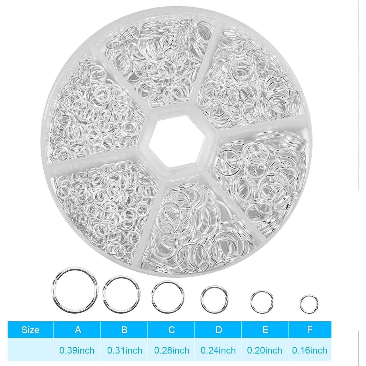 1000 Conectores O Ring Abiertos Hetenoyo Acero Inoxidable 4-10mm