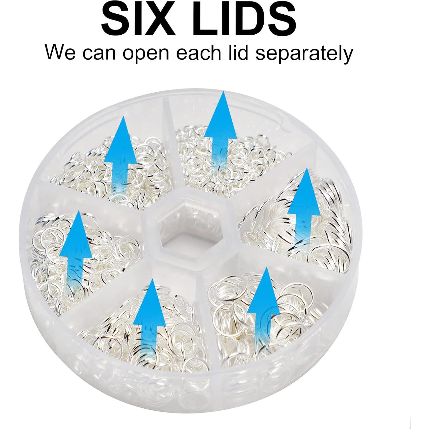 1000 Conectores O Ring Abiertos Hetenoyo Acero Inoxidable 4-10mm