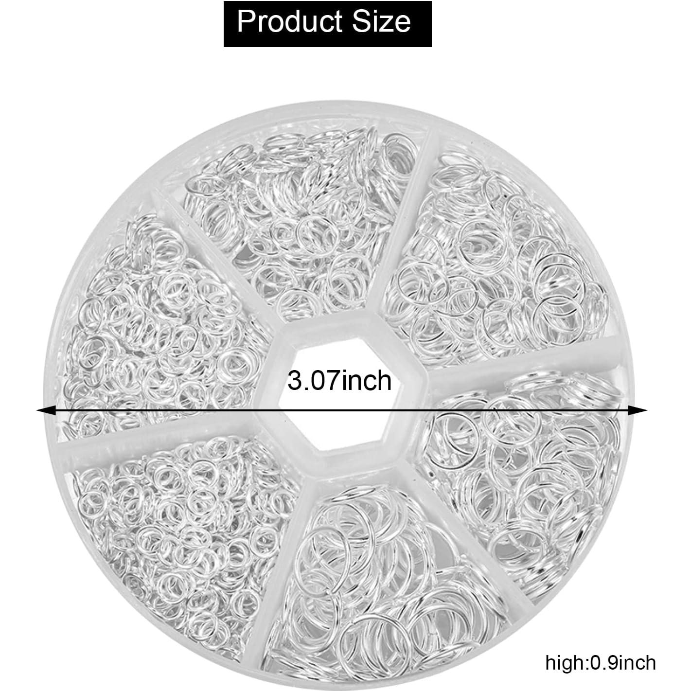 1000 Conectores O Ring Abiertos Hetenoyo Acero Inoxidable 4-10mm