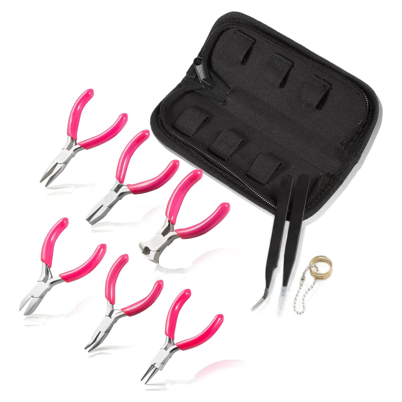 Juego de Alicates Mini 6PCS LEONTOOL 7.62 cm para Joyas