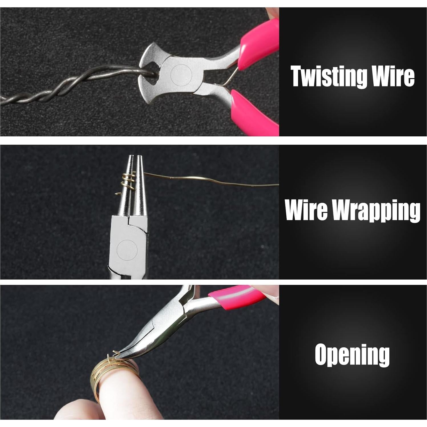 Juego de Alicates Mini 6PCS LEONTOOL 7.62 cm para Joyas