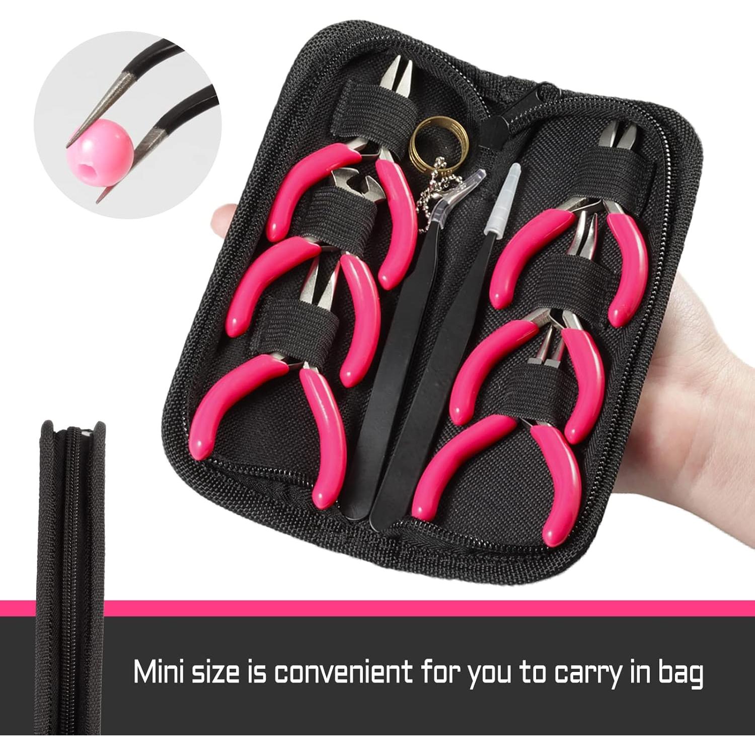 Juego de Alicates Mini 6PCS LEONTOOL 7.62 cm para Joyas