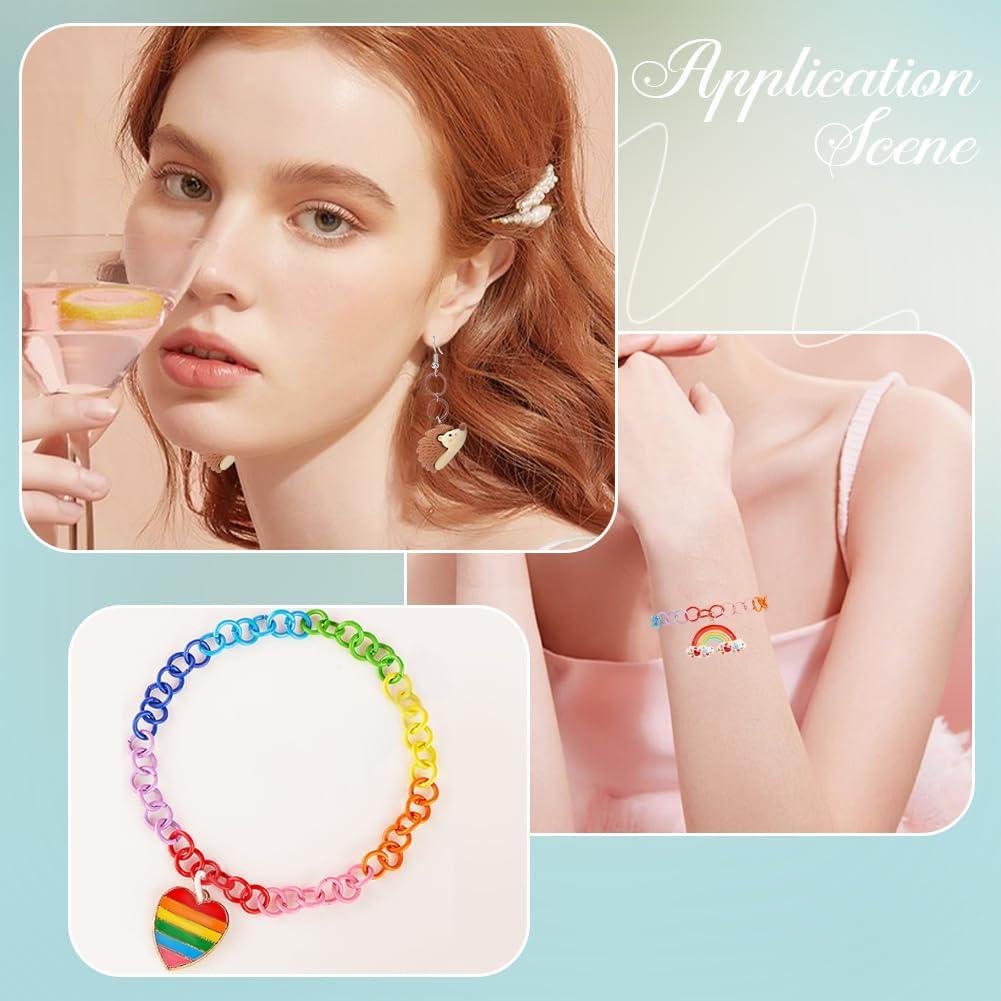 Anillas Abiertas de Salto SUNNYCLUE 360 Pcs 10mm 12 Colores