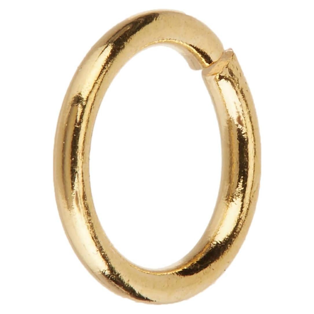 Anillos de Salto Beadalon 6mm Baño de Oro 144 Piezas