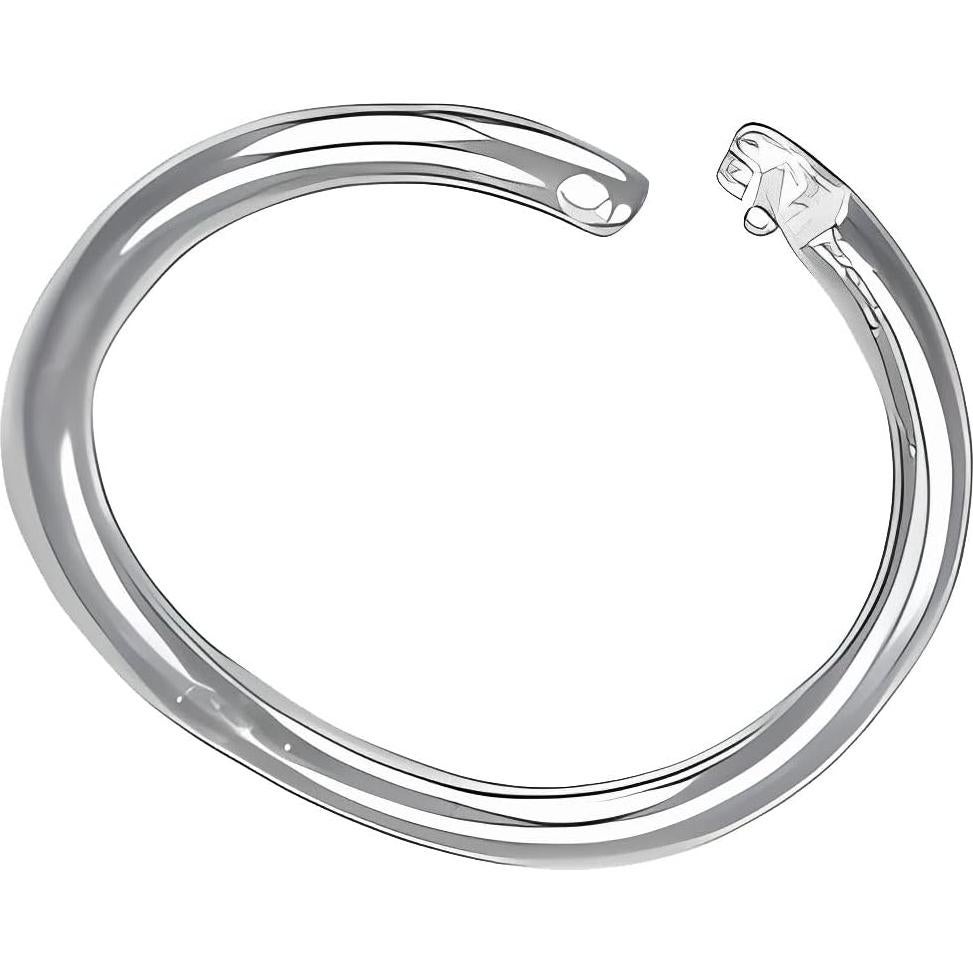 Anillos de Salto Redondos uGems de Plata Esterlina 10mm