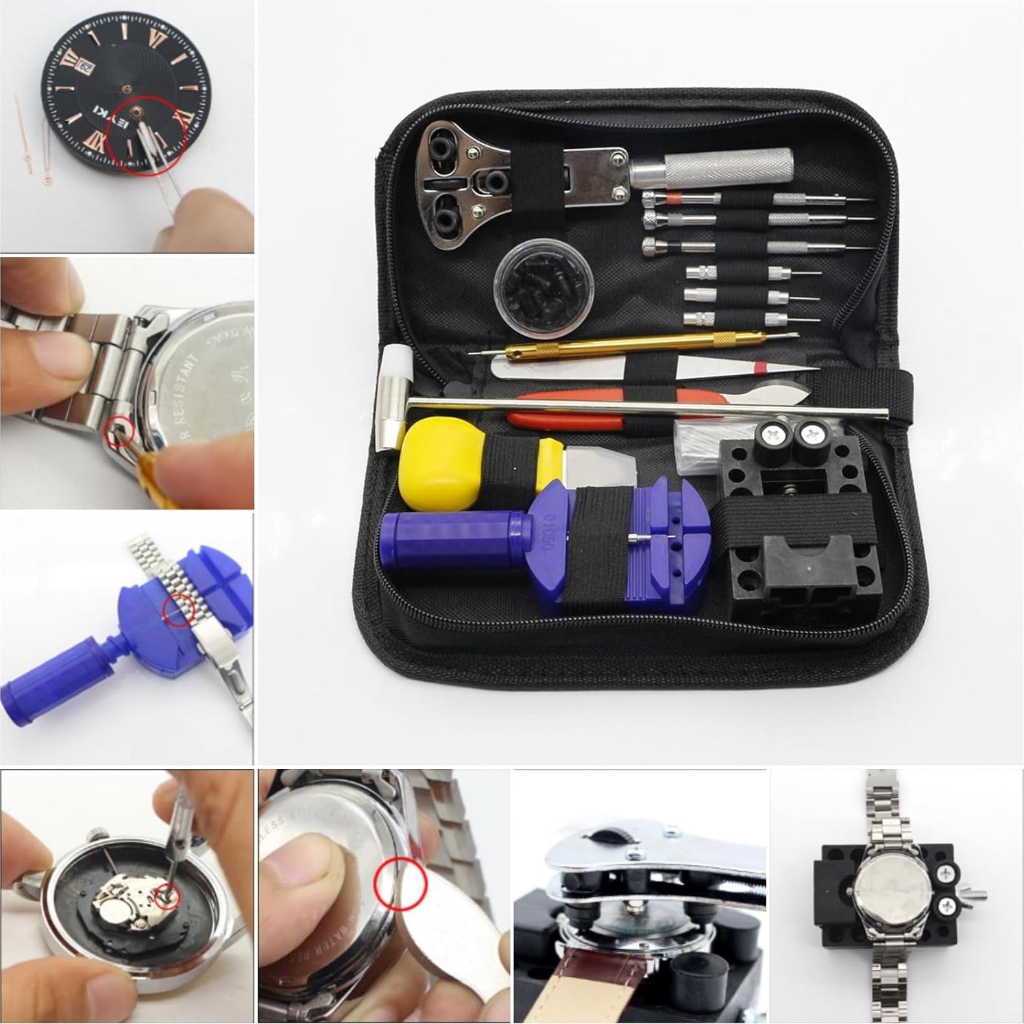 Kit de Herramientas para Reparación de Relojes LIYOU 147 Pcs