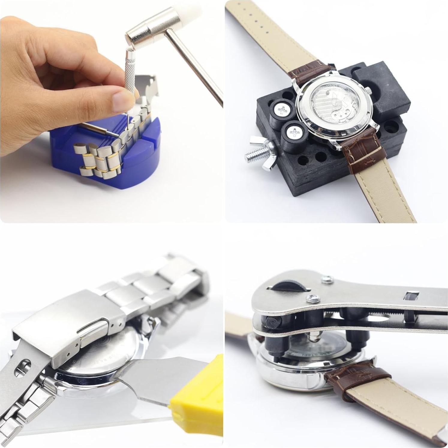 Kit de Herramientas para Reparación de Relojes LIYOU 147 Pcs