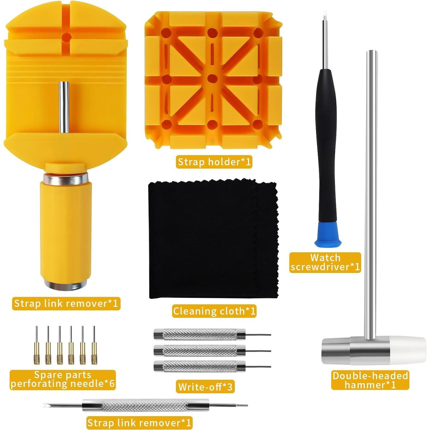Kit de Herramientas para Reloj GAQWOK - Eliminación de Eslabones