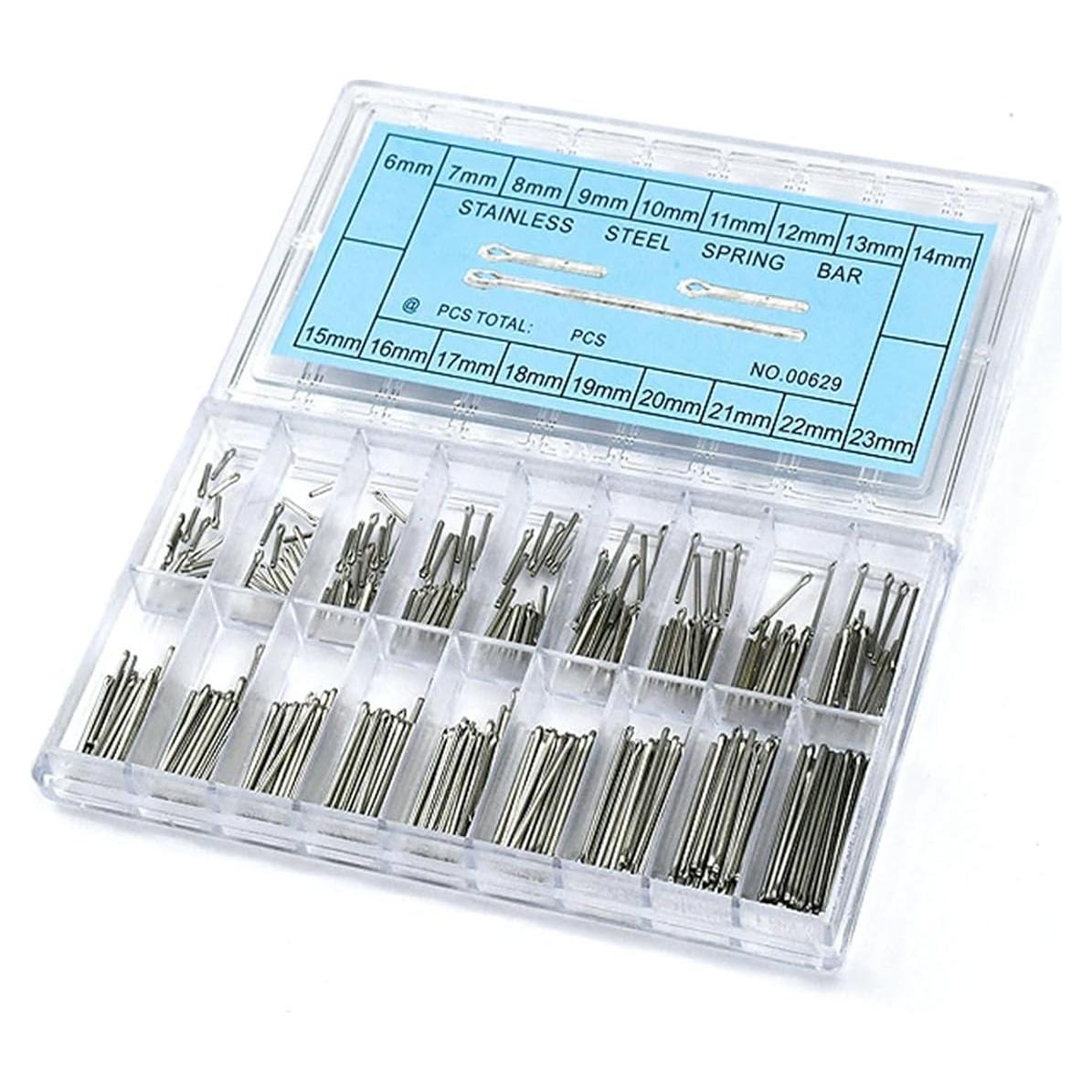 Kit de Reparación de Pasadores de Reloj Luqeeg 360 Piezas 6-23mm