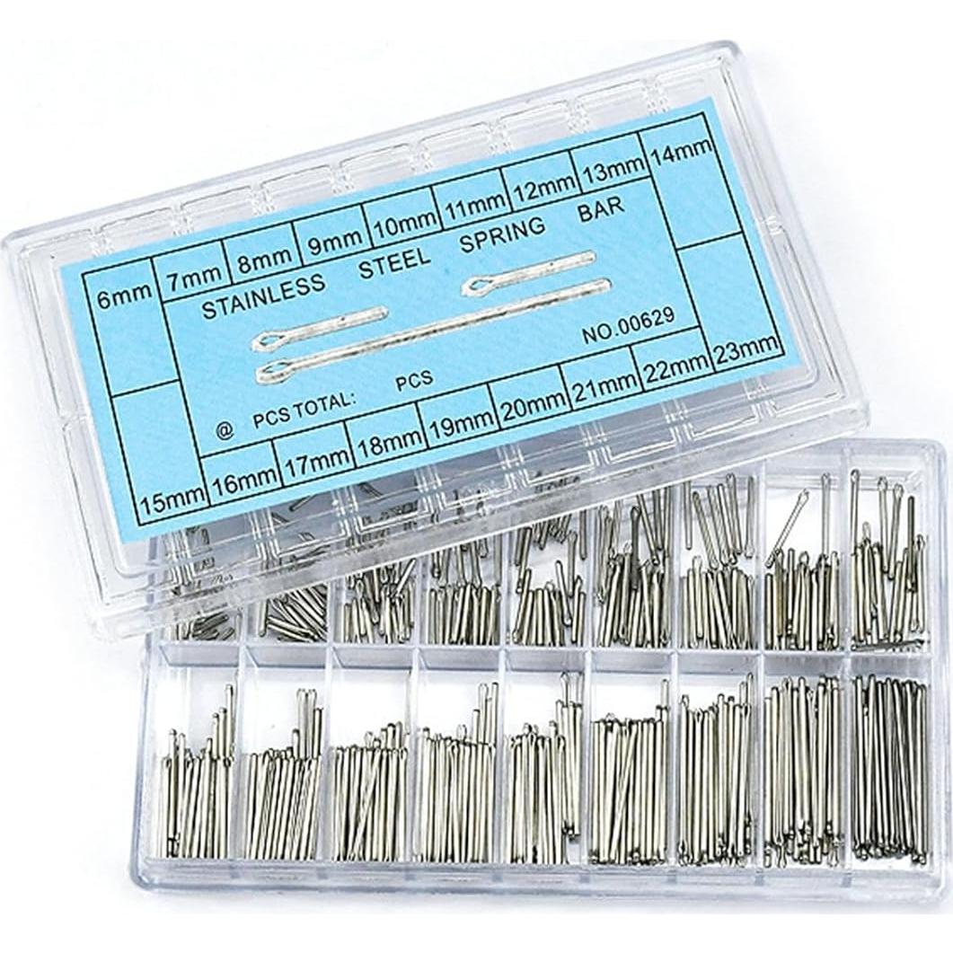 Kit de Reparación de Pasadores de Reloj Luqeeg 360 Piezas 6-23mm