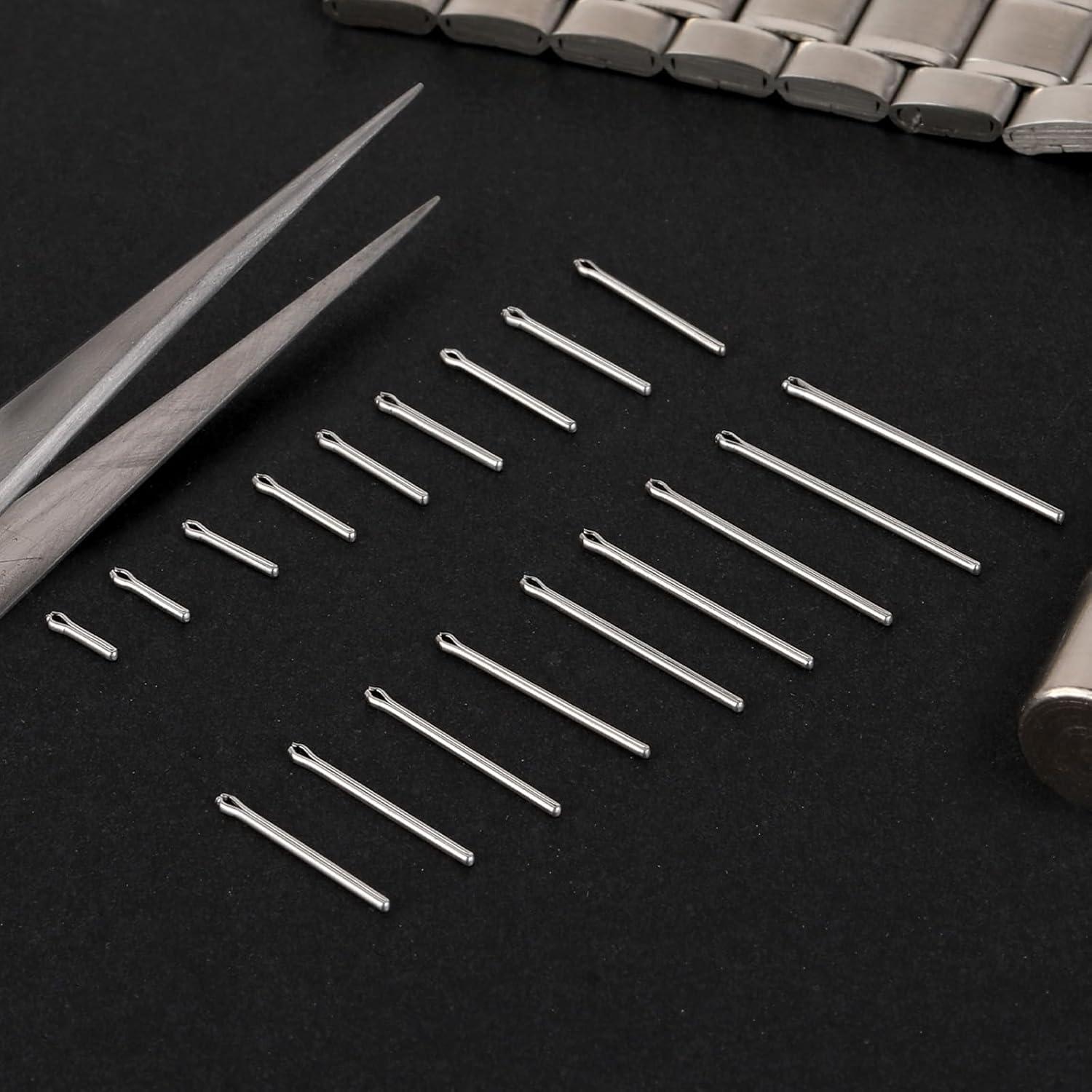 Pasadores de Enlace de Reloj Giantree 720 Piezas Acero Inoxidable 6-23mm