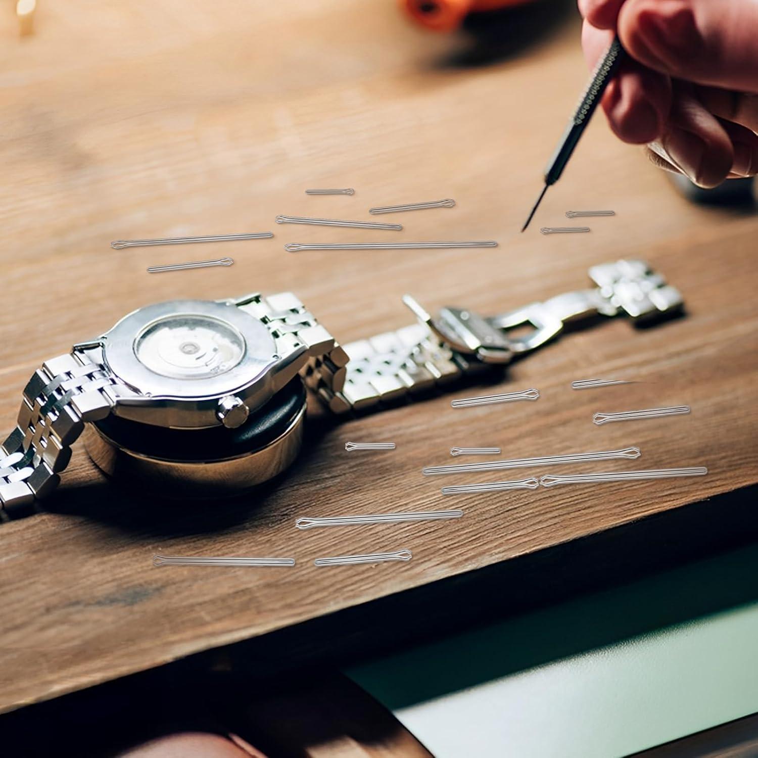 Pasadores de Enlace de Reloj Giantree 720 Piezas Acero Inoxidable 6-23mm