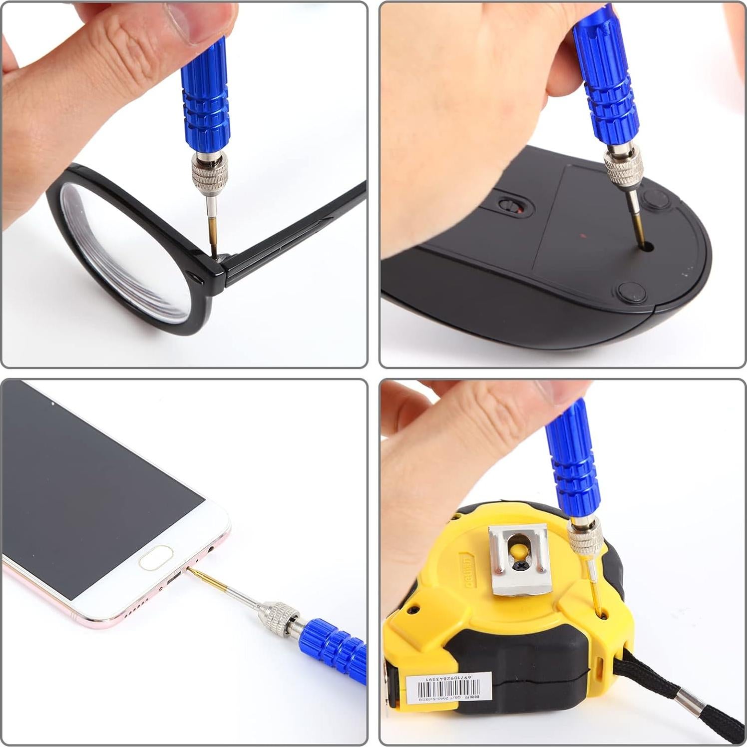 Juego de Destornilladores de Precisión YANPLS 5 Puntas Magnéticas