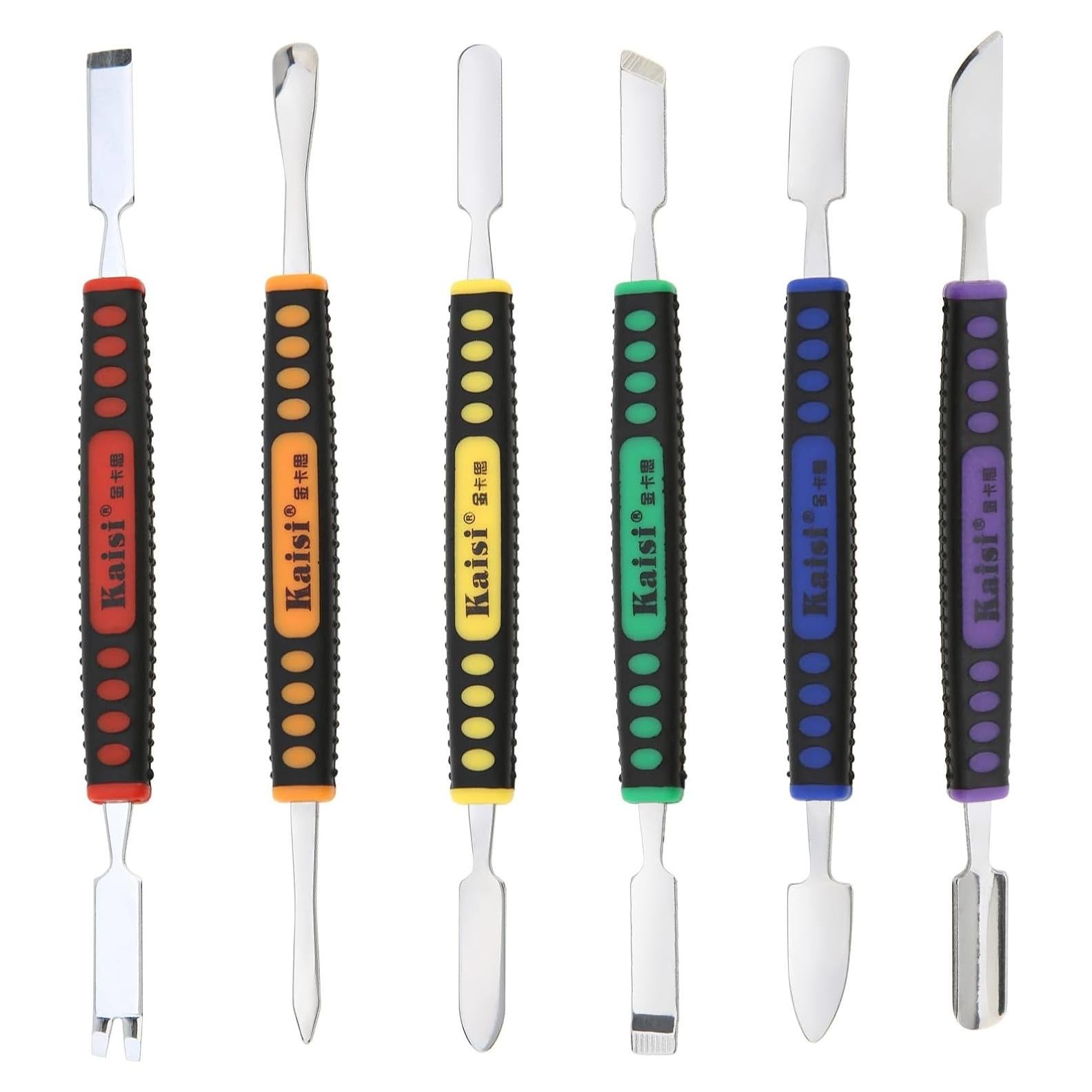 Set de 6 Espátulas de Metal Doble Extremo OriGlam