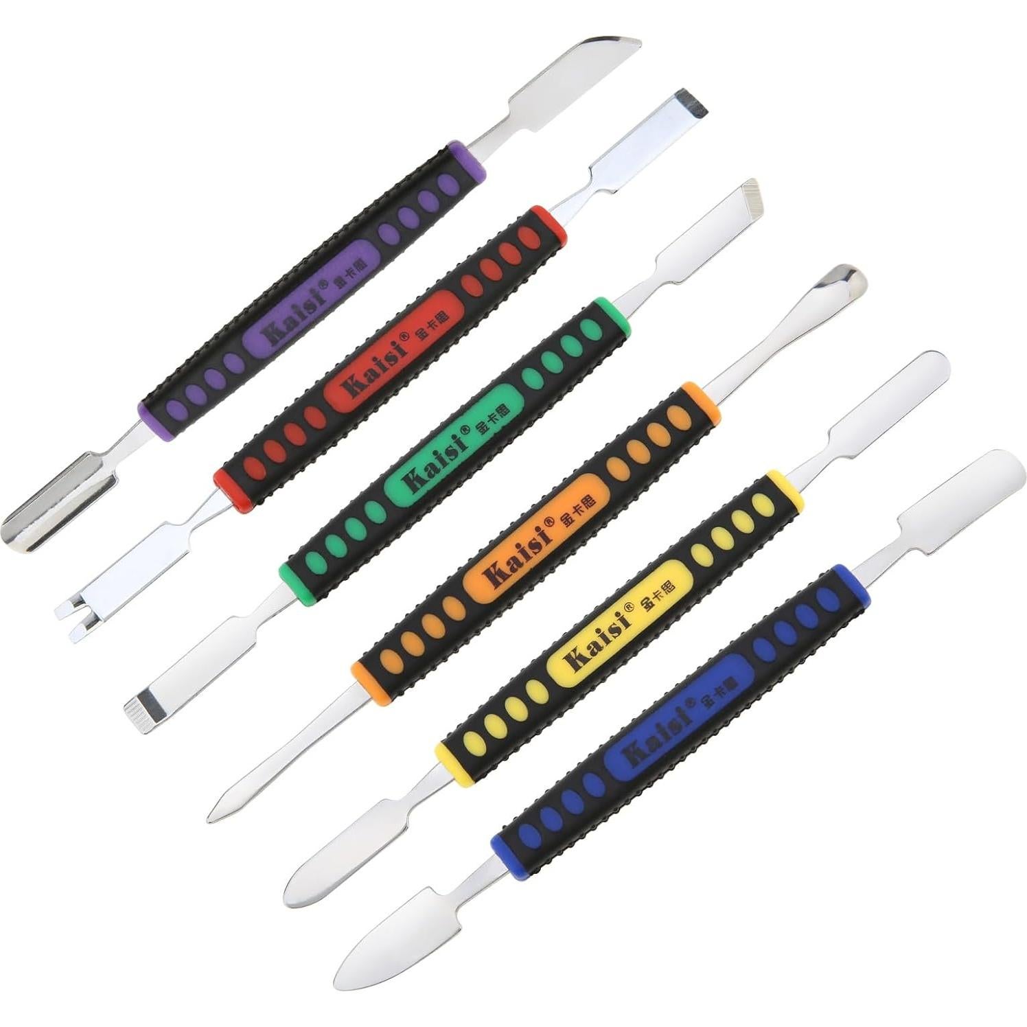 Set de 6 Espátulas de Metal Doble Extremo OriGlam