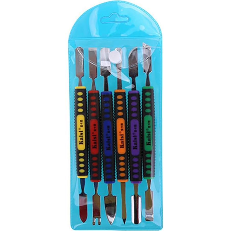 Set de 6 Espátulas de Metal Doble Extremo OriGlam