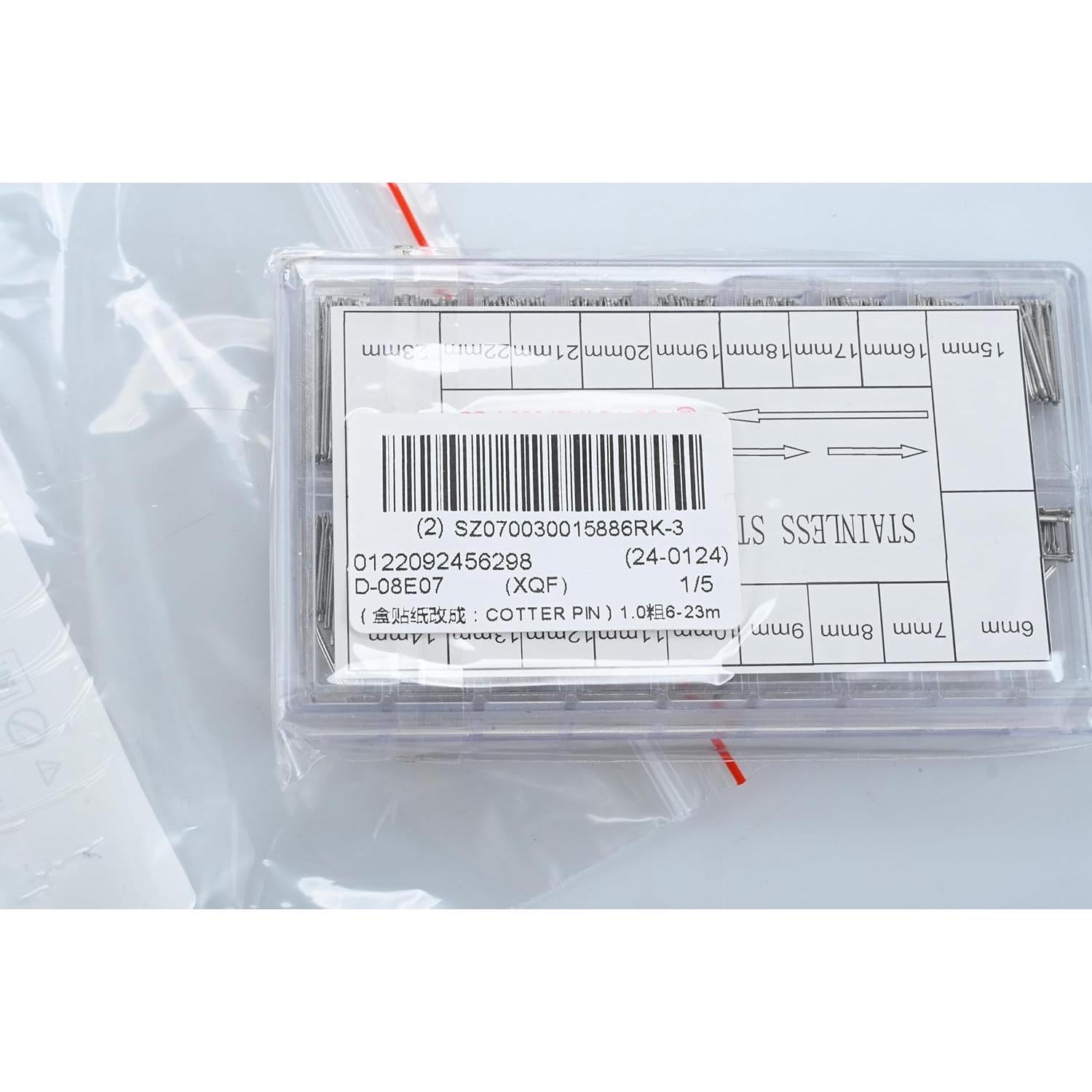 Kit 360 Pasadores de Enlace Acero Inoxidable Hicello 6-23mm