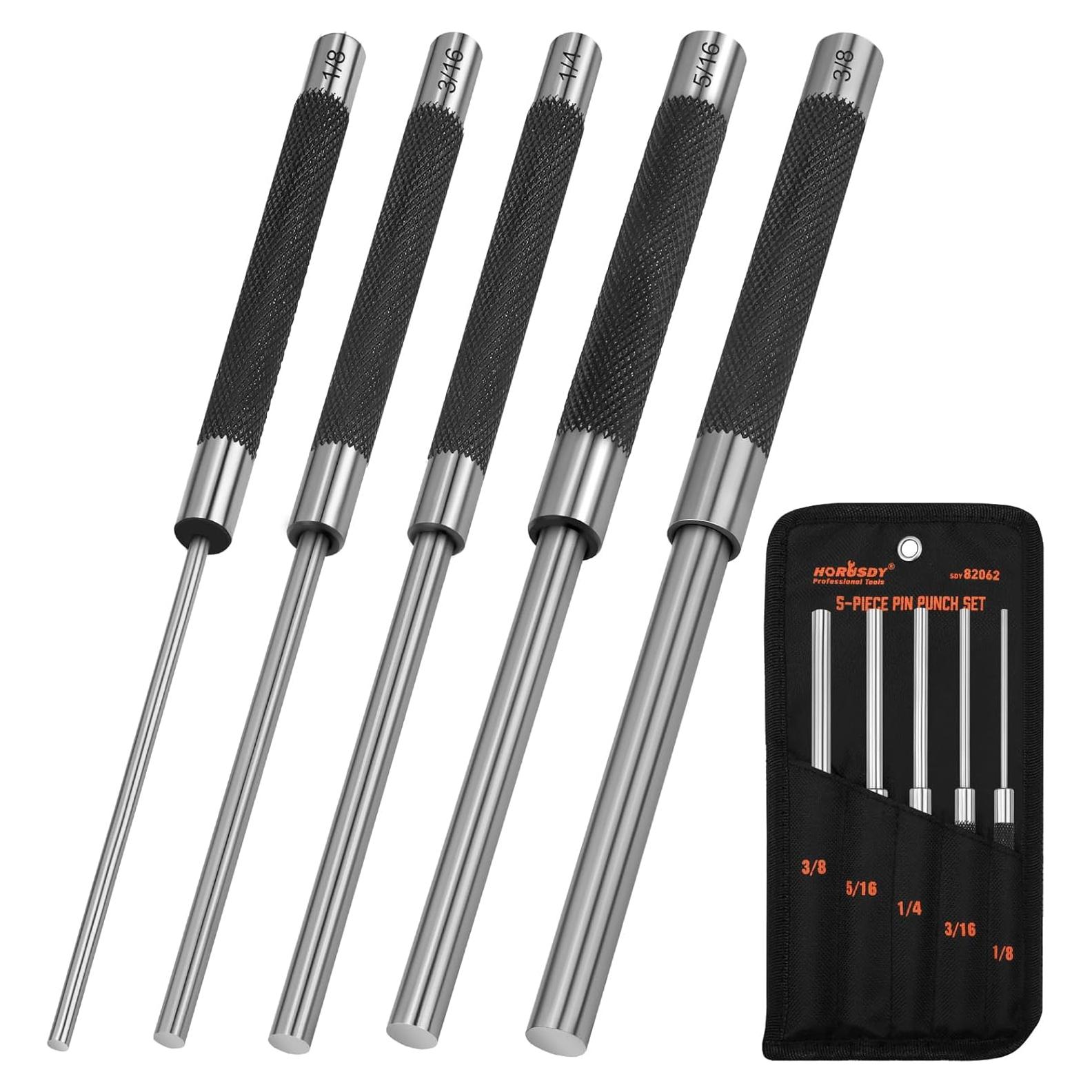 Juego de 5 Puntas de Pasador HORUSDY 20.32 cm Acero al Carbono