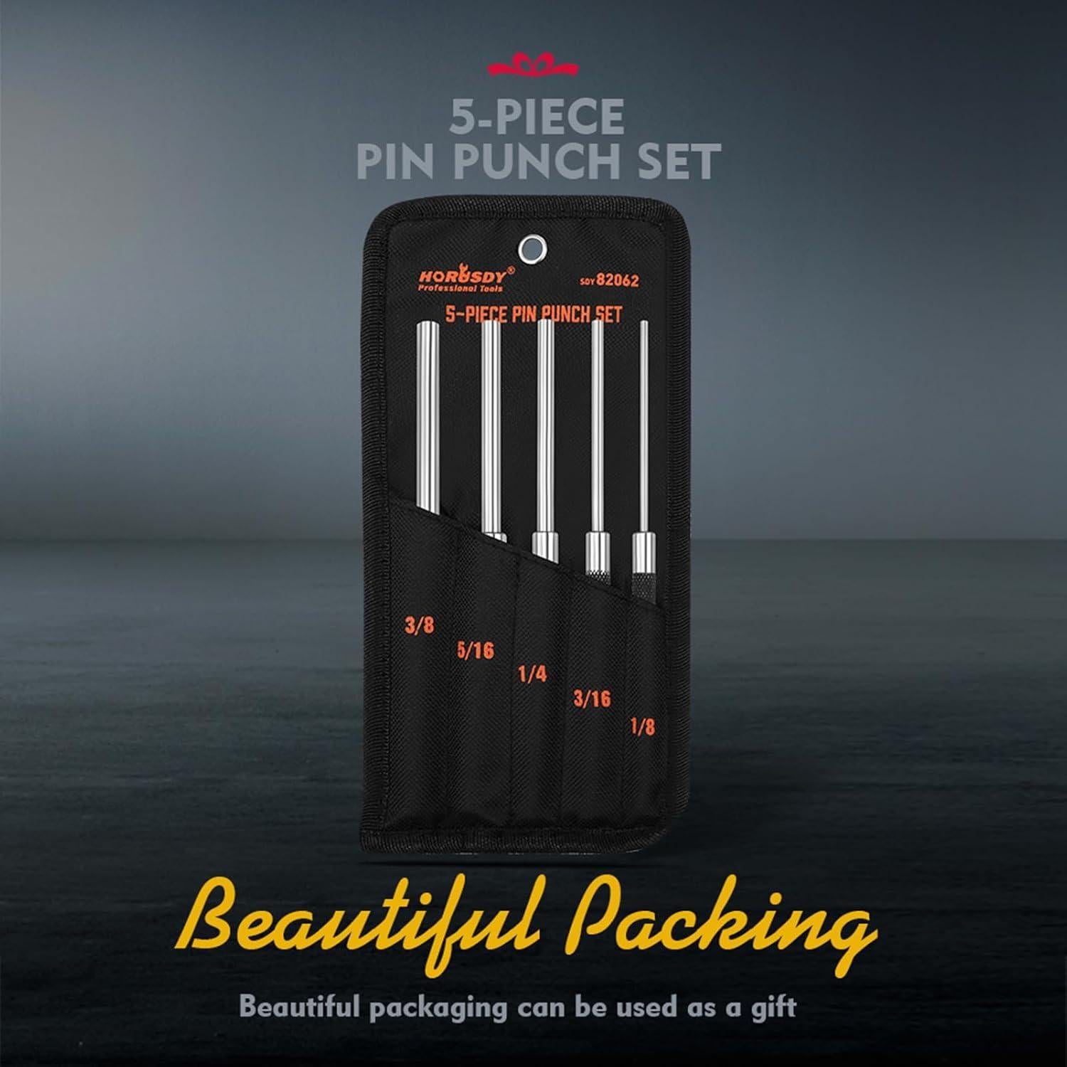 Juego de 5 Puntas de Pasador HORUSDY 20.32 cm Acero al Carbono