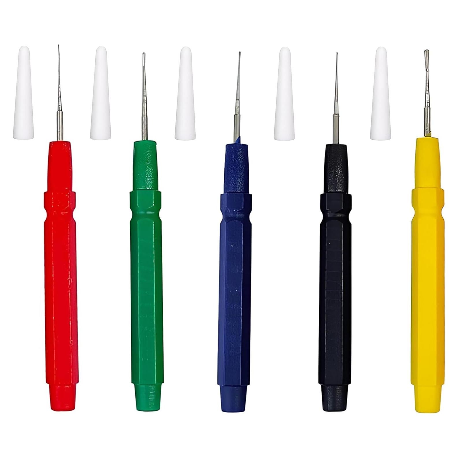 Juego de Agujas de Aceite Taurish - 5 Bolígrafos para Relojeros