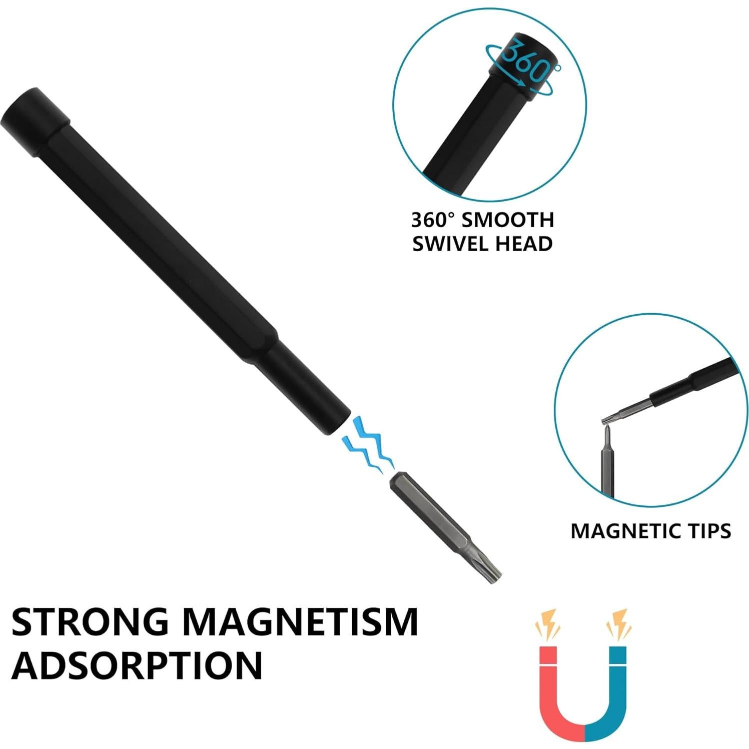 Juego de Destornilladores de Precisión 30 en 1 KALiM Rojo