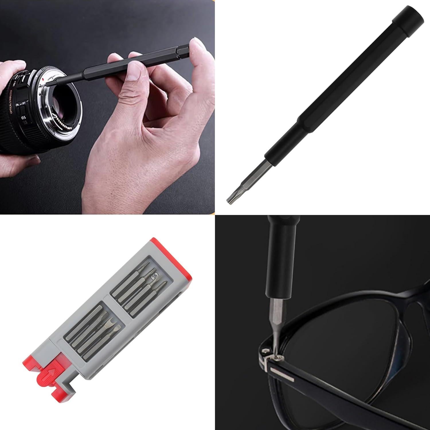 Juego de Destornilladores de Precisión 30 en 1 KALiM Rojo