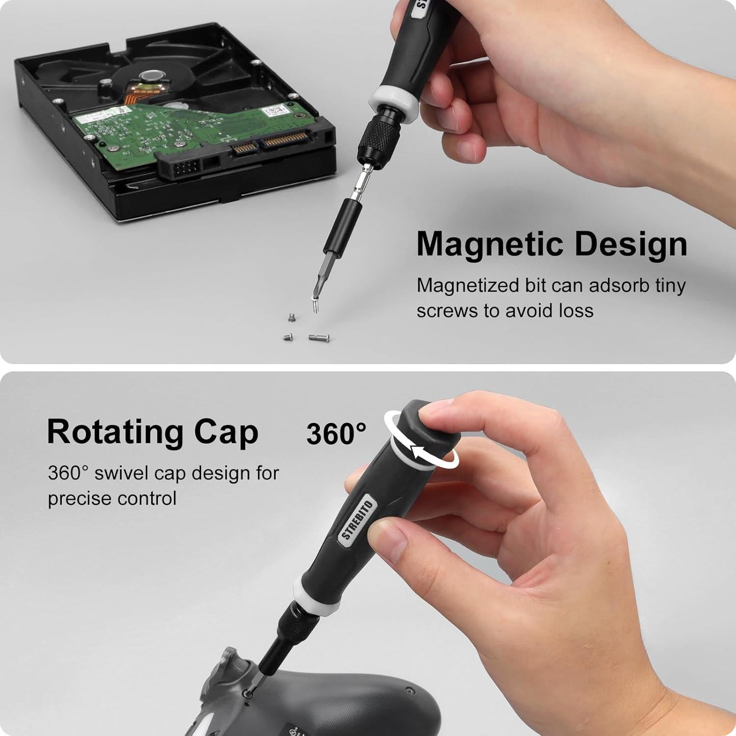 Juego de Destornilladores de Precisión STREBITO 153 en 1