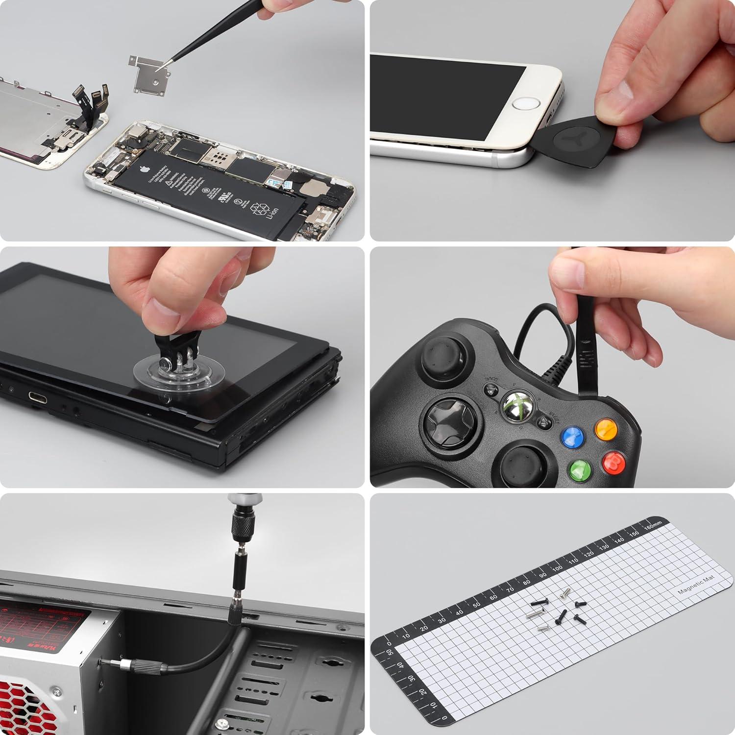 Juego de Destornilladores de Precisión STREBITO 153 en 1