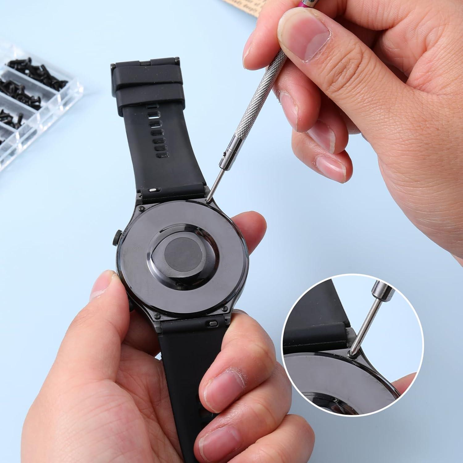 Kit de Tornillos de Reparación Micro JJUNW 500 Piezas con Destornillador