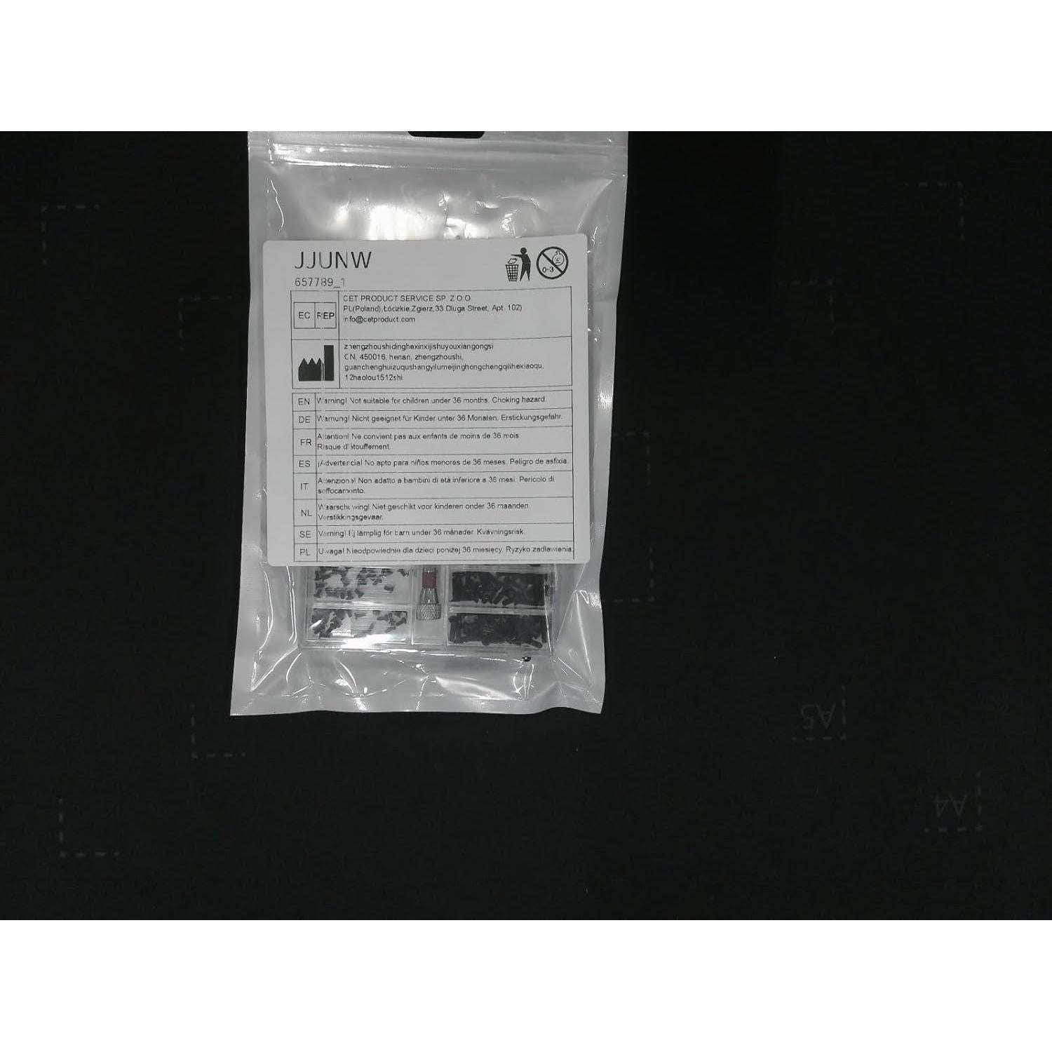 Kit de Tornillos de Reparación Micro JJUNW 500 Piezas con Destornillador