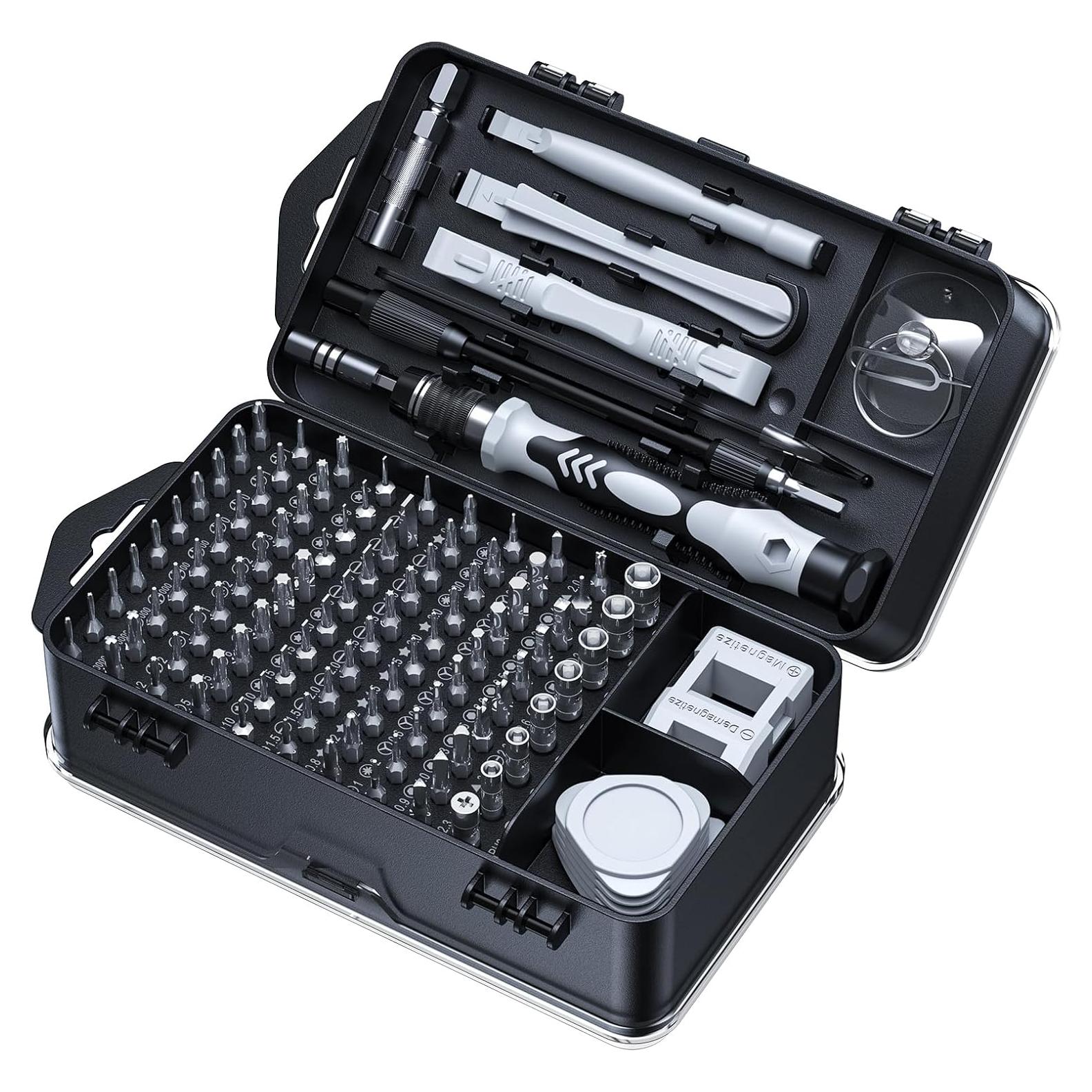 Juego de Destornilladores de Precisión AXTH 115 en 1 Ergonómico