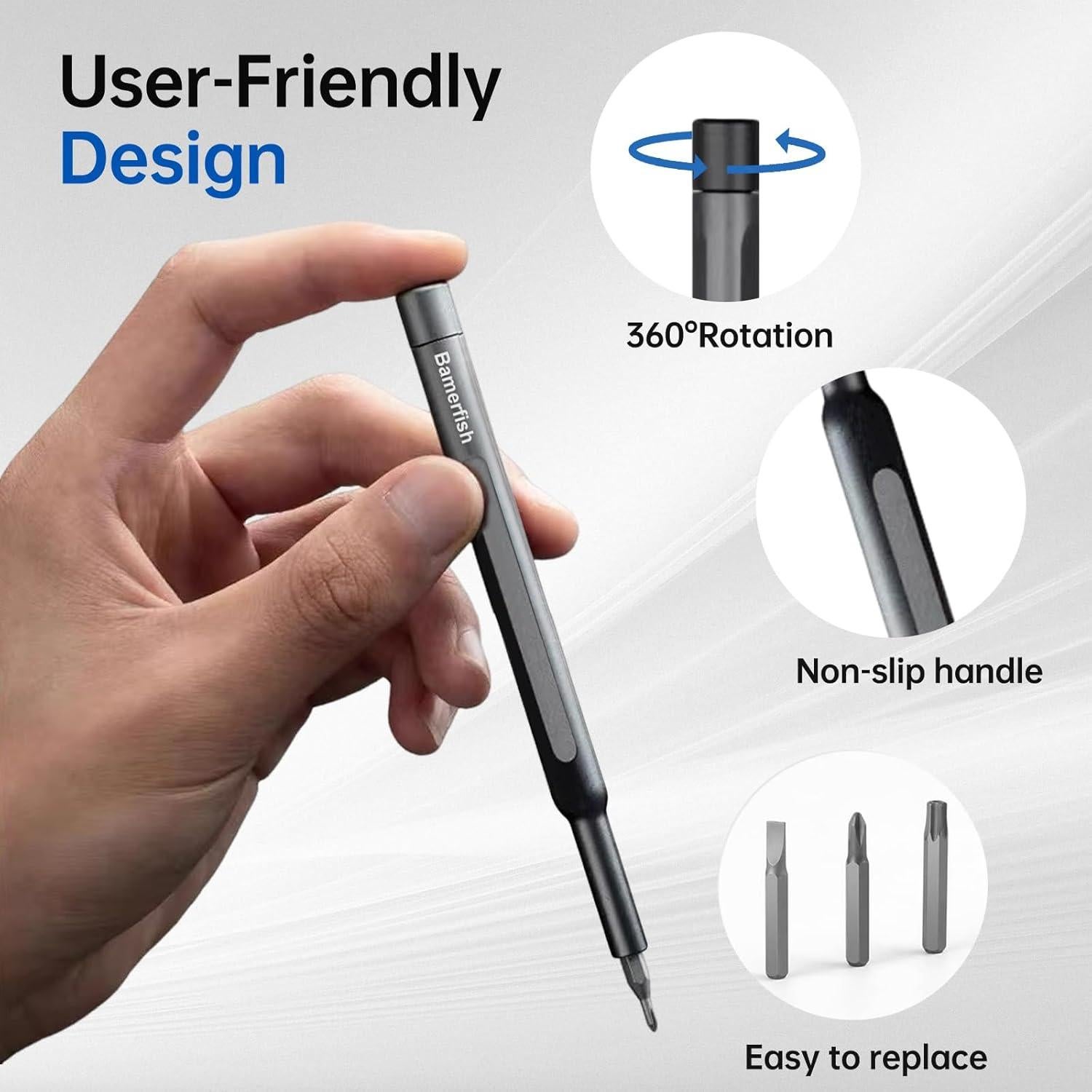 Juego de Destornilladores de Precisión 22 en 1 Bamerfish