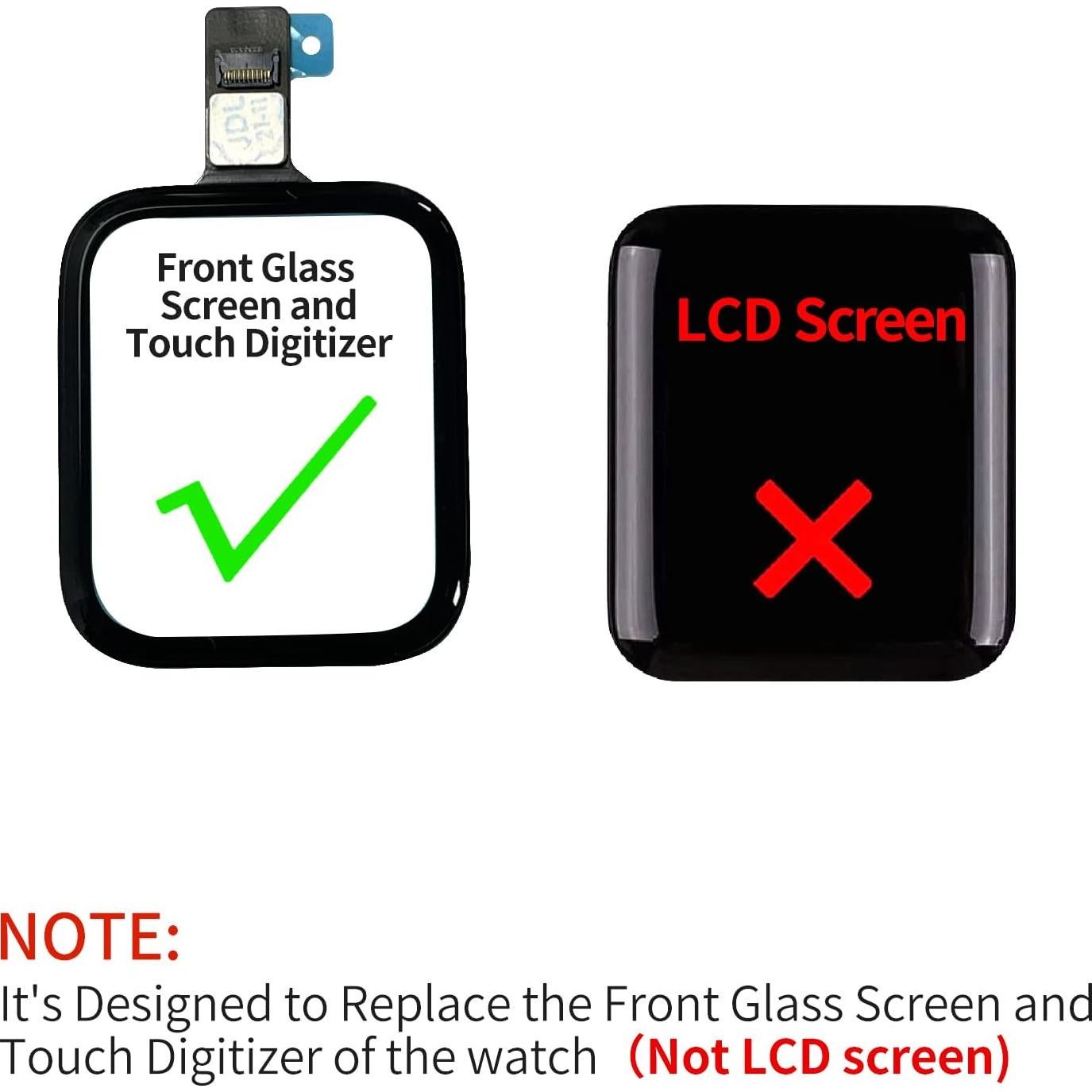 Reemplazo de Lente de Cristal y Digitalizador Apple Watch SE 44mm